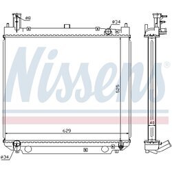 Chladič motora NISSENS 64857A - obr. 4