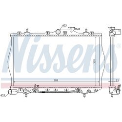 Chladič motora NISSENS 670011 - obr. 4