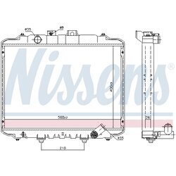 Chladič motora NISSENS 67015 - obr. 4