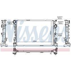 Chladič motora NISSENS 67190 - obr. 5