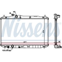 Chladič motora NISSENS 68134A - obr. 5