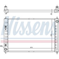 Chladič motora NISSENS 68743 - obr. 4