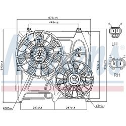 Ventilátor chladenia motora NISSENS 85271 - obr. 5