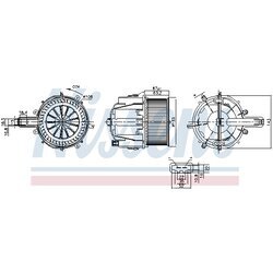 Vnútorný ventilátor NISSENS 87759 - obr. 5