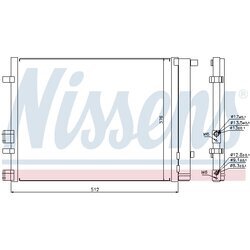 Kondenzátor klimatizácie NISSENS 940224 - obr. 5