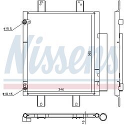 Kondenzátor klimatizácie NISSENS 940612 - obr. 5