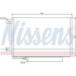 Kondenzátor klimatizácie NISSENS 94911 - obr. 5