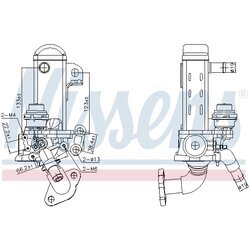Chladič pre recirkuláciu plynov NISSENS 989461