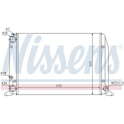 Chladič motora NISSENS 604611 - obr. 4