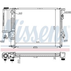 Chladič motora NISSENS 60607 - obr. 4