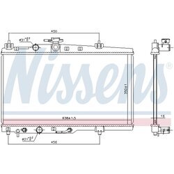 Chladič motora NISSENS 606688 - obr. 4