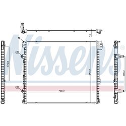 Chladič motora NISSENS 606979 - obr. 4