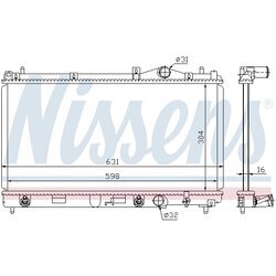 Chladič motora NISSENS 609941 - obr. 4