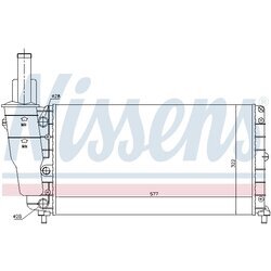 Chladič motora NISSENS 61858 - obr. 4