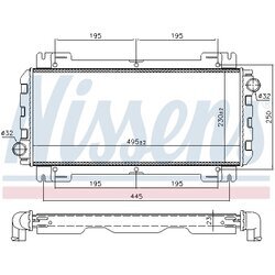 Chladič motora NISSENS 62093 - obr. 4