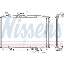 Chladič motora NISSENS 62444A - obr. 5