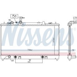 Chladič motora NISSENS 62465A - obr. 5