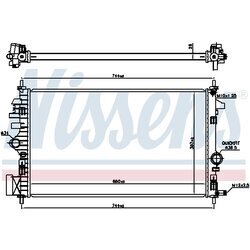 Chladič motora NISSENS 630773 - obr. 5