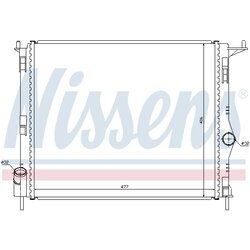 Chladič motora NISSENS 637609 - obr. 4