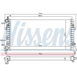 Chladič motora NISSENS 640012 - obr. 4