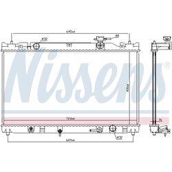 Chladič motora NISSENS 646351 - obr. 1