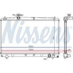 Chladič motora NISSENS 64670A - obr. 5