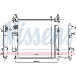 Chladič motora NISSENS 675024 - obr. 4