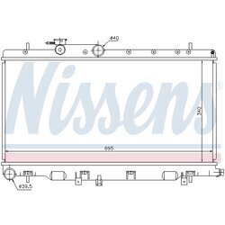 Chladič motora NISSENS 67708 - obr. 4