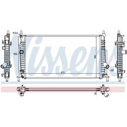 Chladič motora NISSENS 68520 - obr. 4