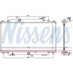 Chladič motora NISSENS 68555 - obr. 4