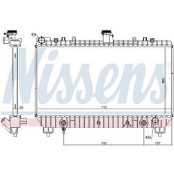 Chladič motora NISSENS 69097 - obr. 4