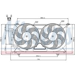 Ventilátor chladenia motora NISSENS 85321 - obr. 5