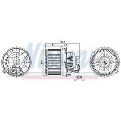 Vnútorný ventilátor NISSENS 87261 - obr. 5