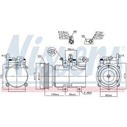 Kompresor klimatizácie NISSENS 89194 - obr. 6