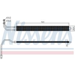 Chladič oleja riadenia NISSENS 90627 - obr. 4