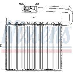 Výparník klimatizácie NISSENS 92191 - obr. 4