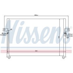 Kondenzátor klimatizácie NISSENS 94038 - obr. 5