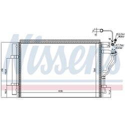 Kondenzátor klimatizácie NISSENS 941126 - obr. 4