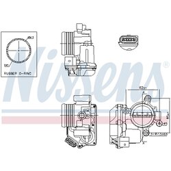 Hrdlo škrtiacej klapky NISSENS 955053 - obr. 5