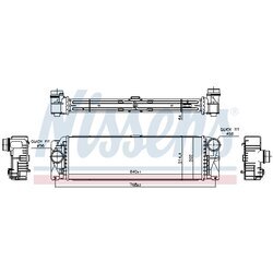 Chladič plniaceho vzduchu NISSENS 961597 - obr. 5