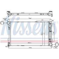 Chladič motora NISSENS 606015 - obr. 5