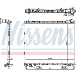 Chladič motora NISSENS 606799 - obr. 5
