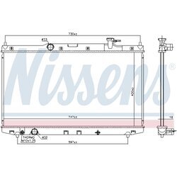 Chladič motora NISSENS 606841 - obr. 4