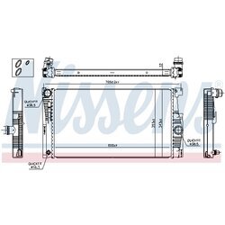 Chladič motora NISSENS 60842 - obr. 5