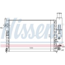 Chladič motora NISSENS 61230 - obr. 4