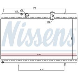 Chladič motora NISSENS 61271 - obr. 4