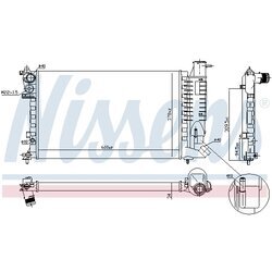 Chladič motora NISSENS 61312A - obr. 5