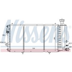 Chladič motora NISSENS 61353 - obr. 4