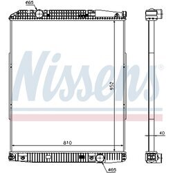 Chladič motora NISSENS 626490