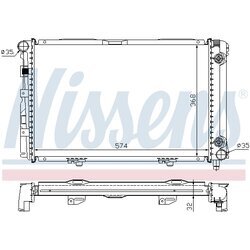 Chladič motora NISSENS 62670A - obr. 5